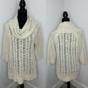 Anthropologie Sleeping on Snow Knit Cowl Neck Sweater (XS)